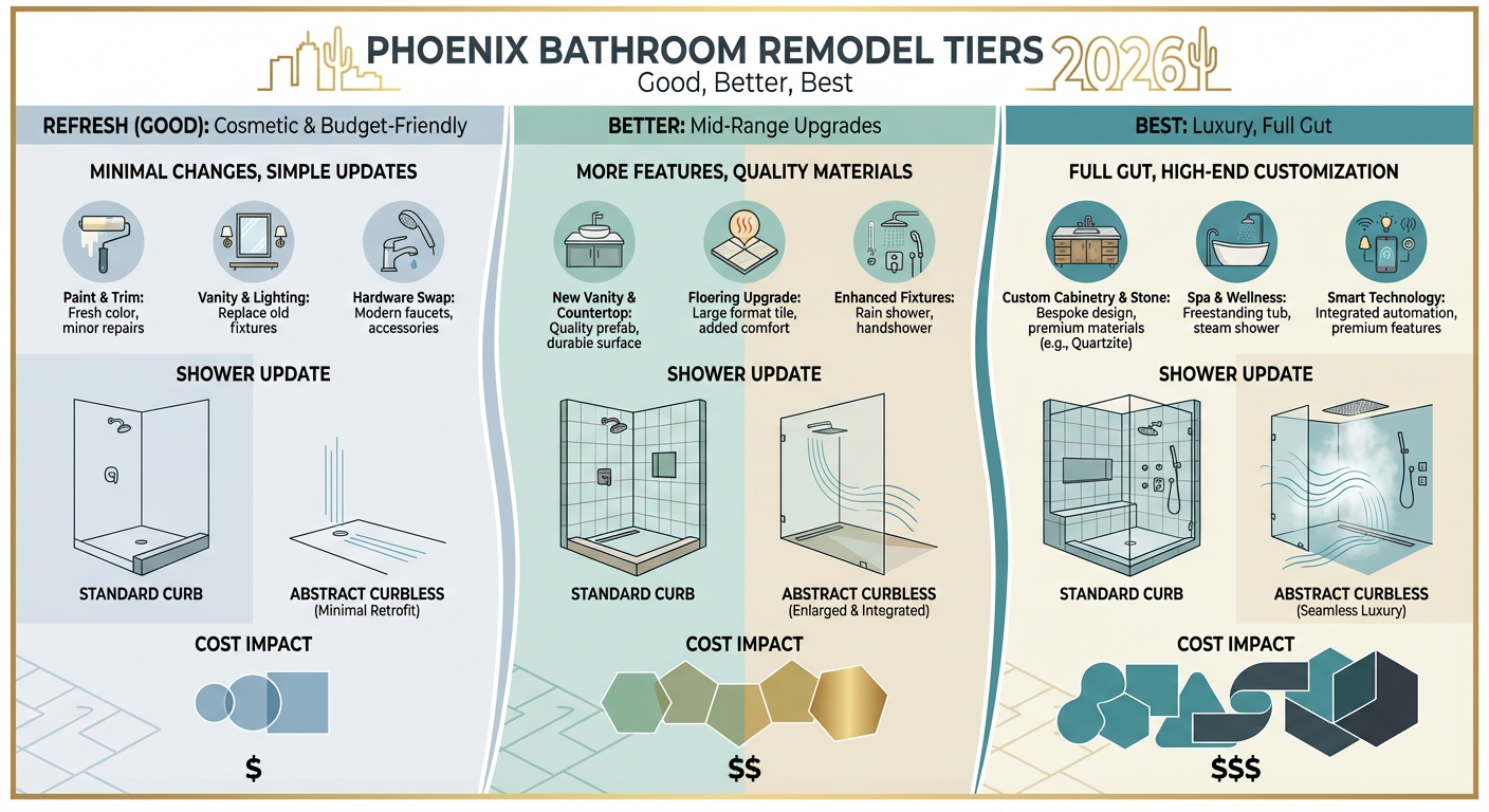 section 2 1770997488465 Bathroom Remodel Cost Tiers by Scope (Good, Better, Best)
