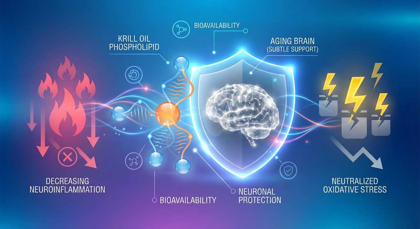Krill Oil's Role in Counteracting Neuroinflammation and Oxidative Stress