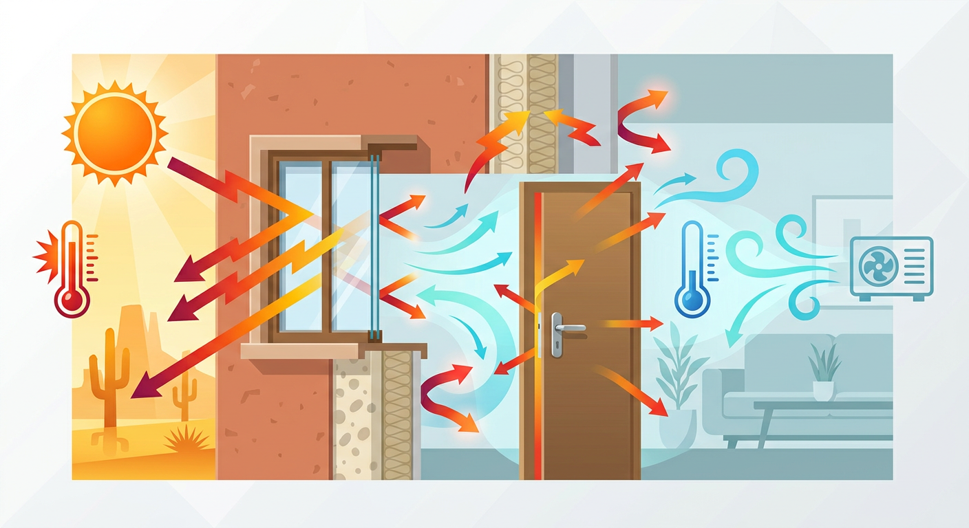 Windows And Doors For Heat Control