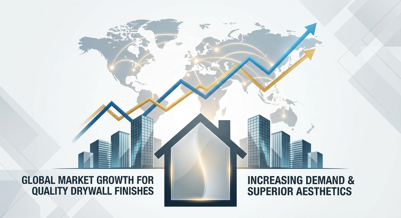 The Booming Global Drywall Market and Demand for Quality Finishes
