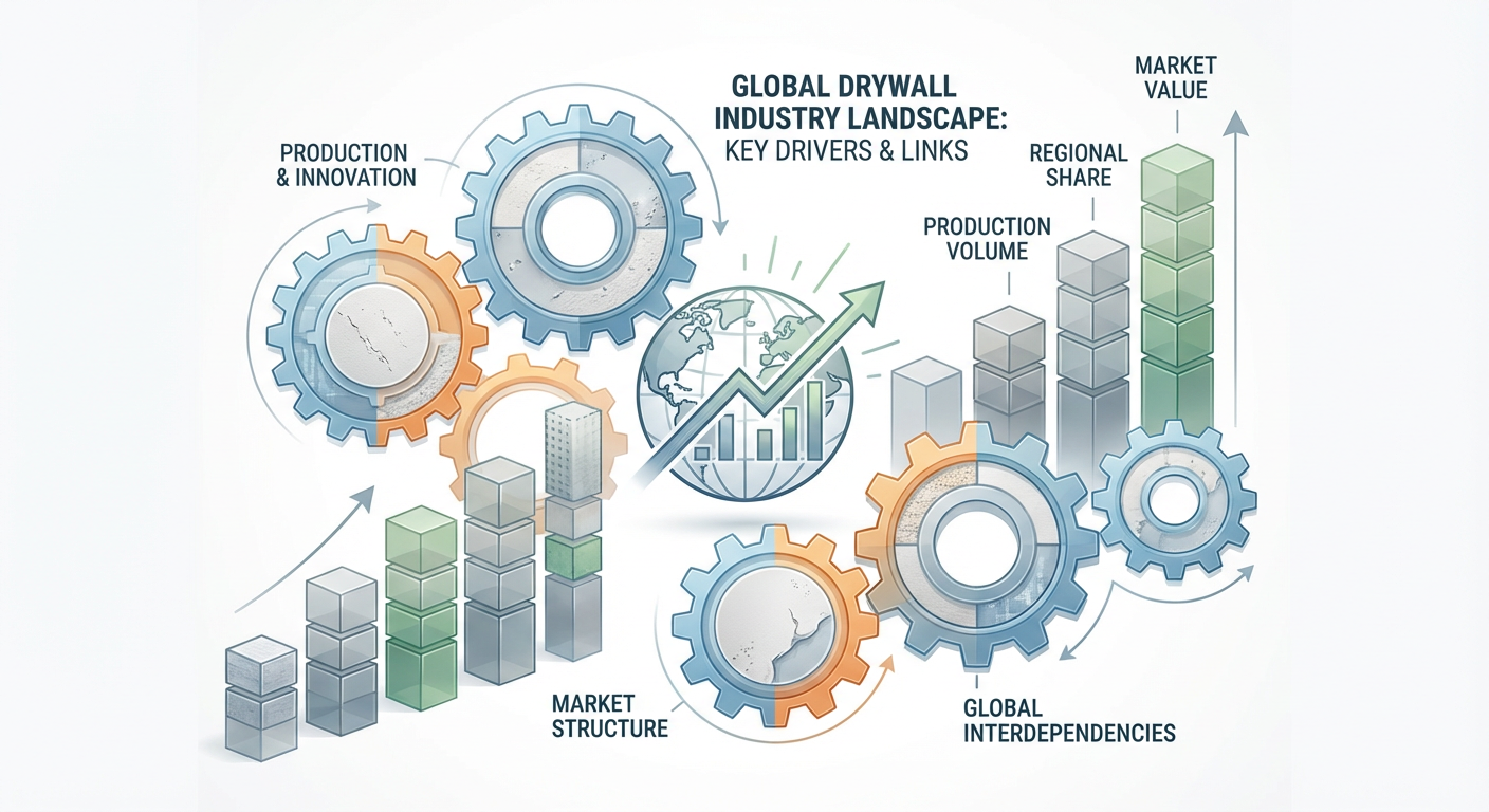 Drywall Industry Landscape: Production, Manufacturers, and Market Structure