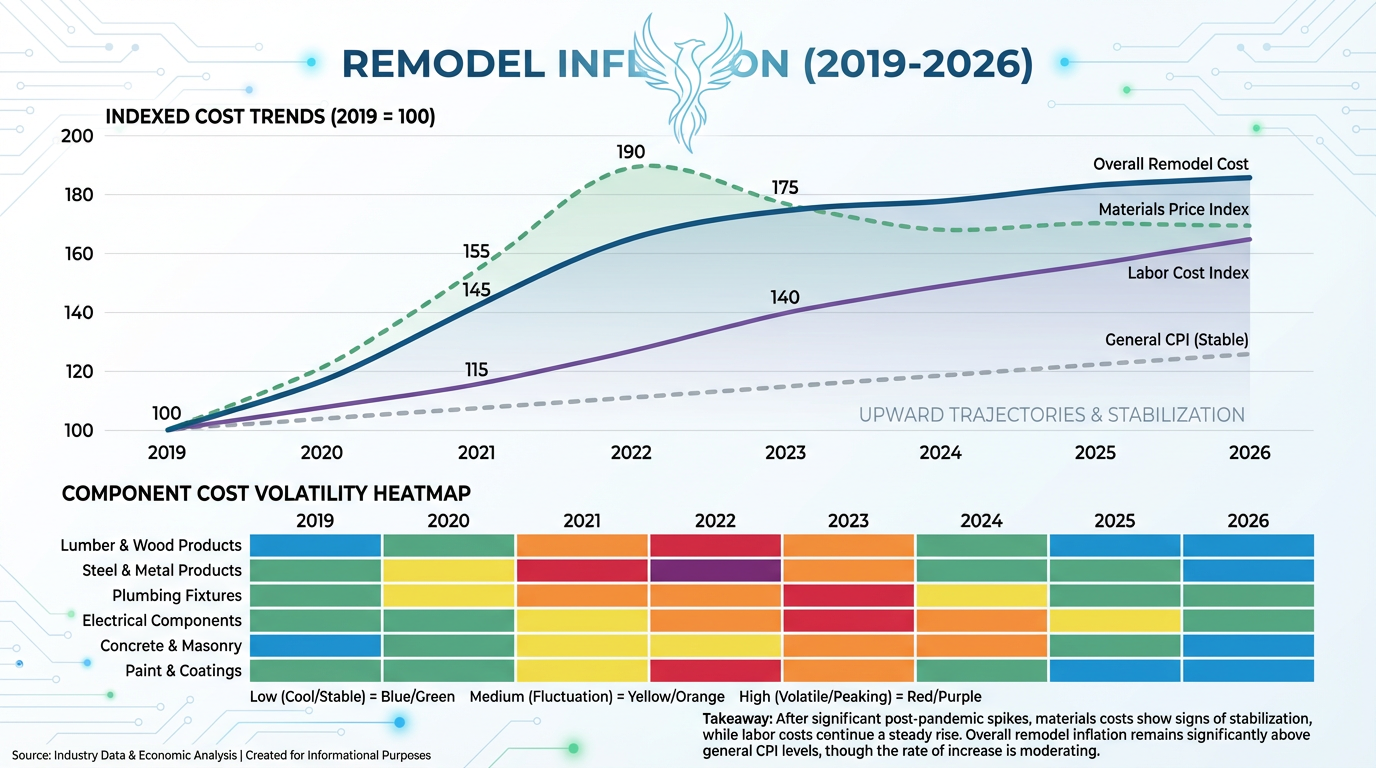 section 2 1771956955508 Overall Remodel Inflation: 2019 - 2026 Trends