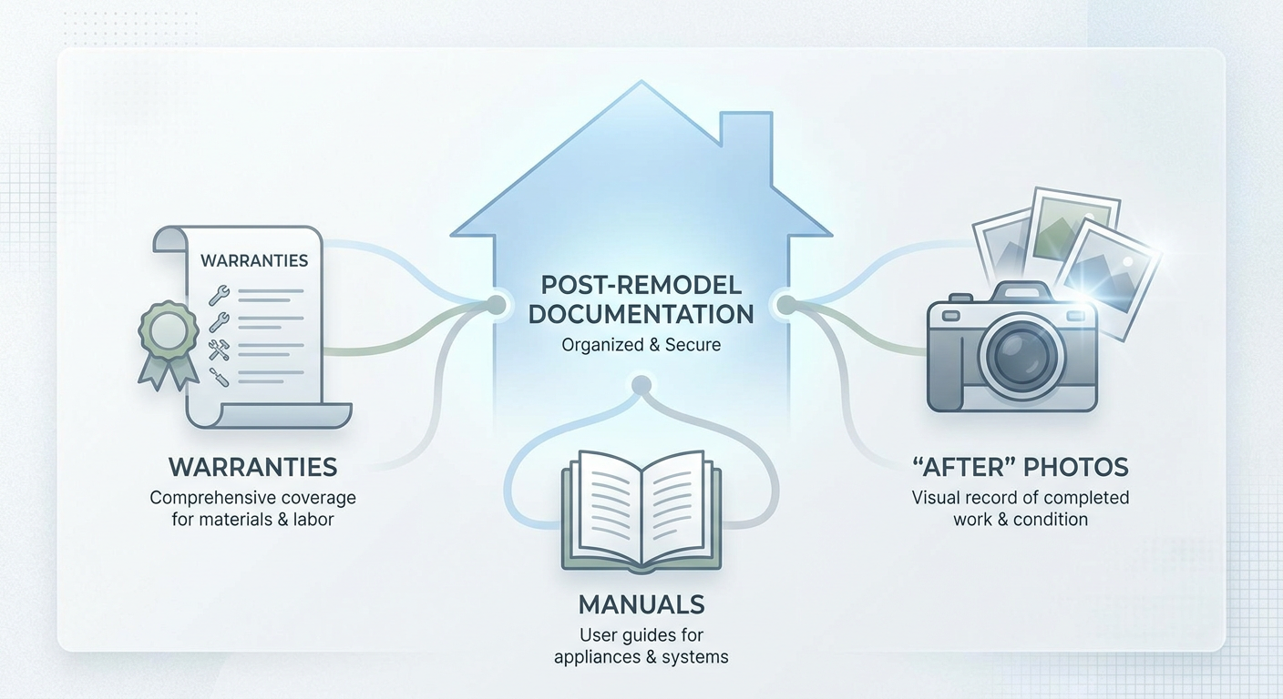 Post-Remodel Paperwork: Warranties, Manuals, And Photos – How To Document Your Project