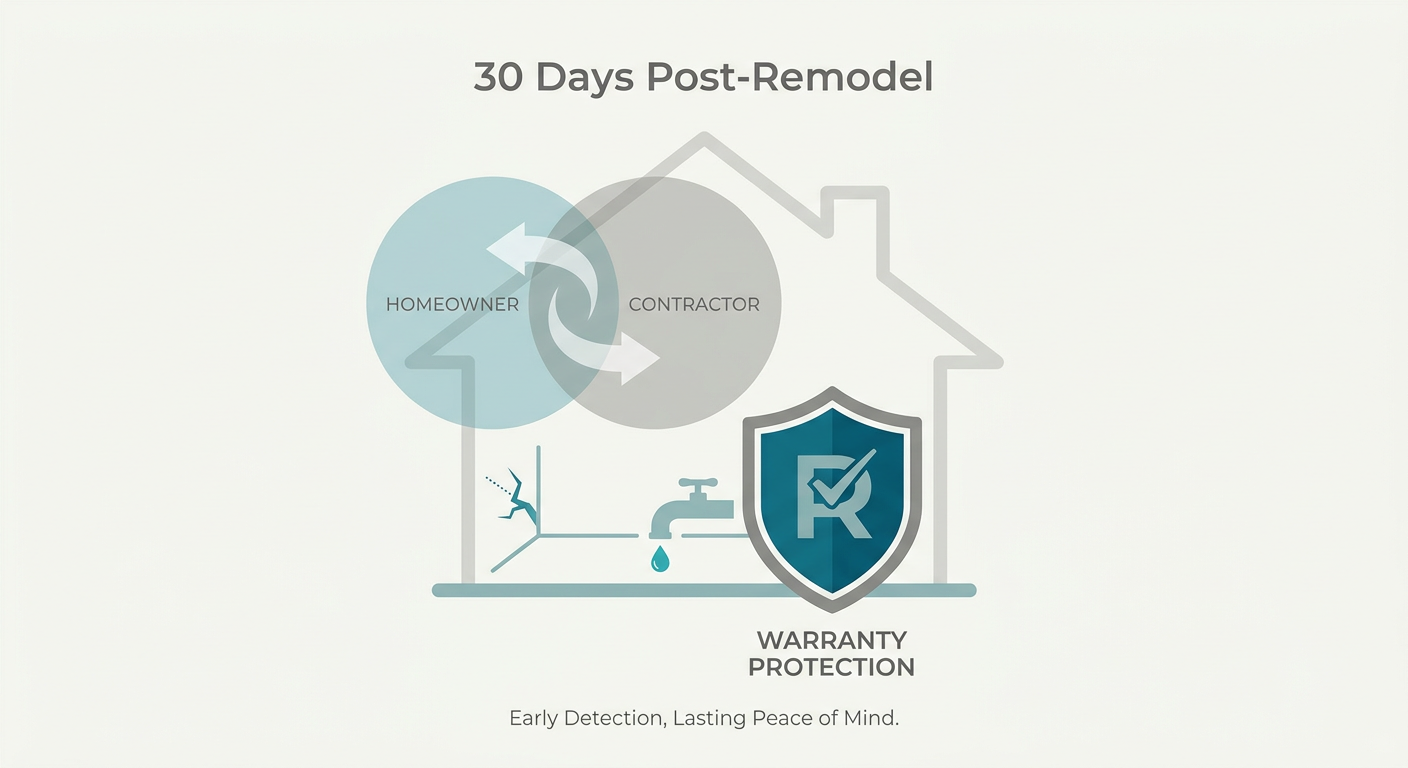 Stay In Touch: Reporting Issues And Using Your Remodel Warranty In The First 30 Days