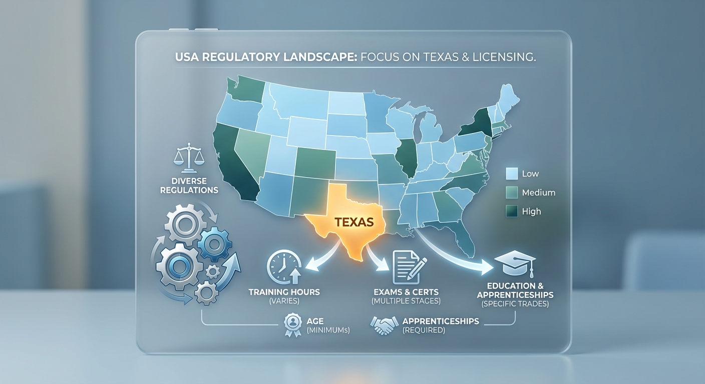 Comparative Analysis of Licensing Requirements Across States